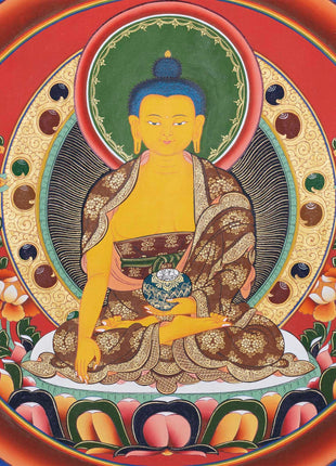 Original Shakyamuni Buddha Thangka | Wall Decoration