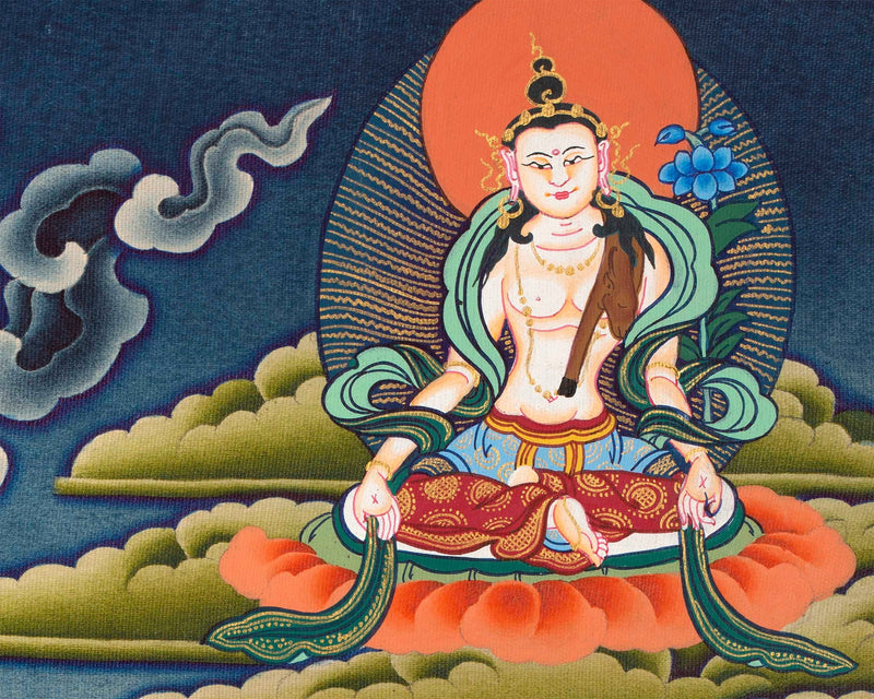 Guru Rinpoche Thangka | Eight Manifestation of Guru Padmasambhava |  Lotus Born Master of Buddhism | Thangka Painting for Meditation
