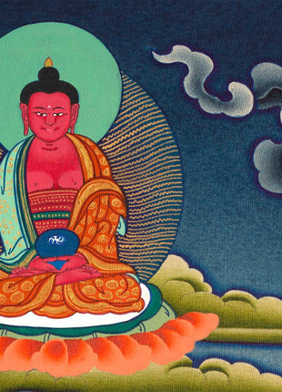 Guru Rinpoche Thangka | Eight Manifestation of Guru Padmasambhava |  Lotus Born Master of Buddhism | Thangka Painting for Meditation