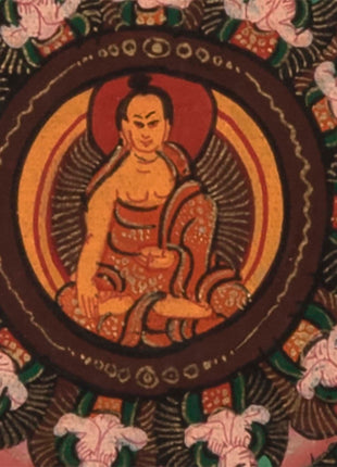 Buddha Mandala Thangka | Traditional Mandala | Religious Mandala wall painting | Small Sized Fine Mandala For Decoration and Shrine