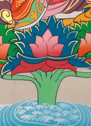 Guru Rinpoche Thangka | Greatest Tantric Master