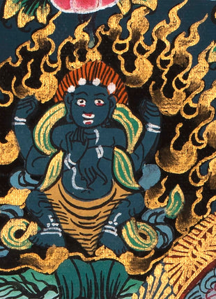 Tibetan Buddha Mandala  | Spiritual Mandala Wall Art
