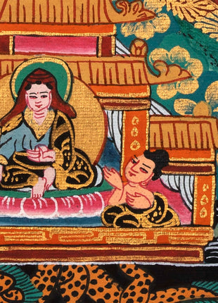 Tibetan Buddha Mandala  | Spiritual Mandala Wall Art