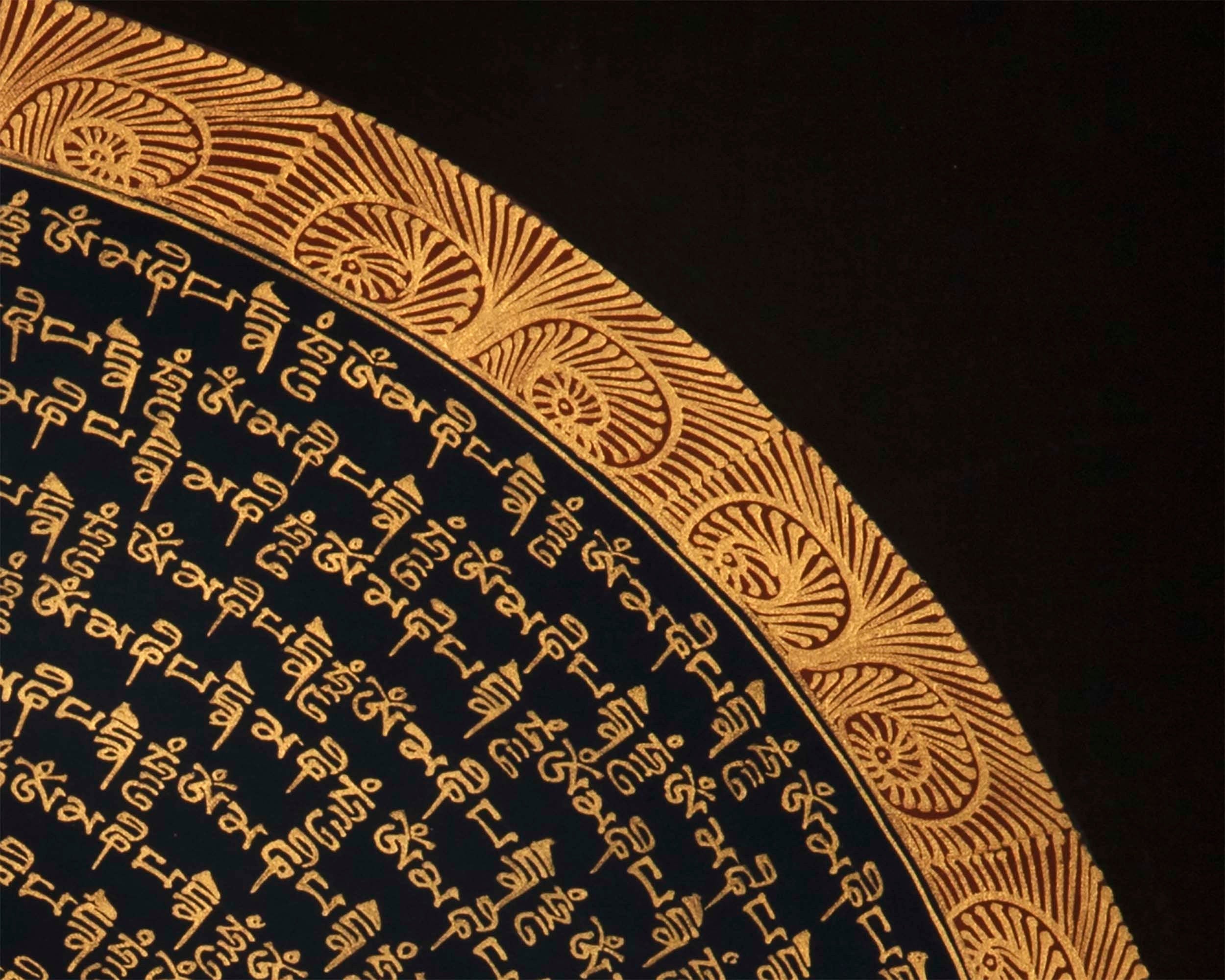 Mantra Mandala | Wall Decor Thangka