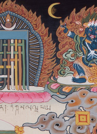 Tibetan Astrological Chart Calendar | Original Hand painted Tibetan Calendar Thangka