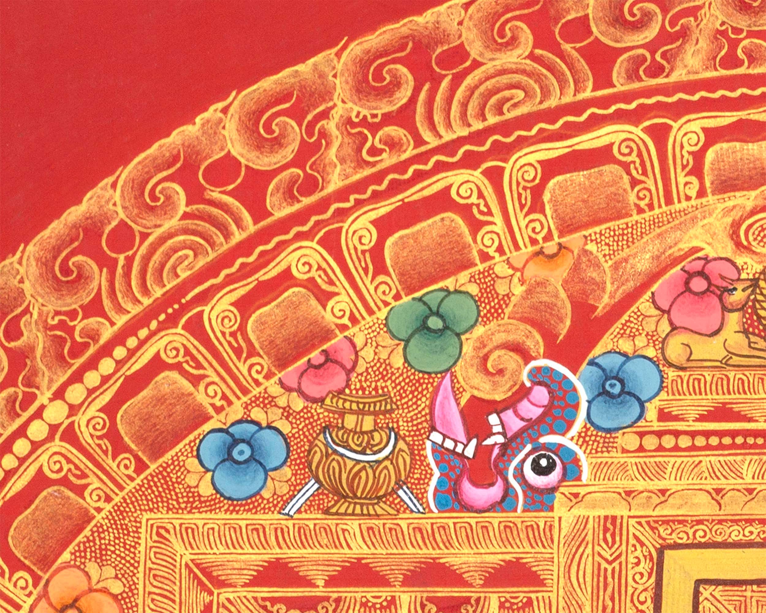 Shakyamuni Buddha Mandala |  Tibetan Thangka Painting