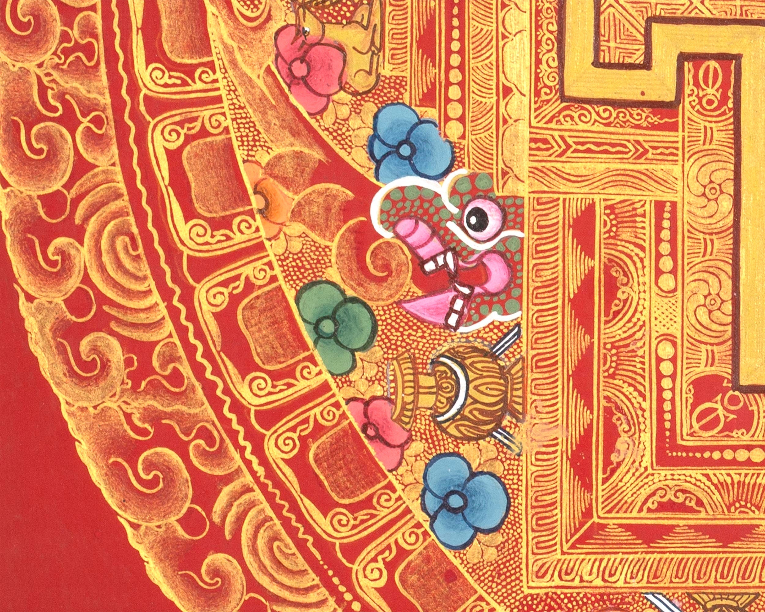 Shakyamuni Buddha Mandala |  Tibetan Thangka Painting