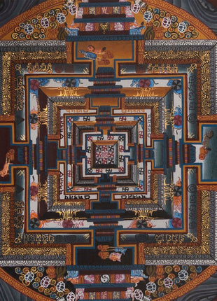 Buddhist Kalachakra Mandala  |  Spiritual Art