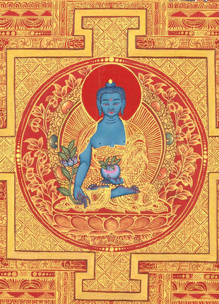 Medicine Buddha Mandala  | Buddhist Painting