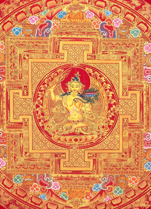 Manjushree Mandala |  Traditional Bodhisattva Thangka