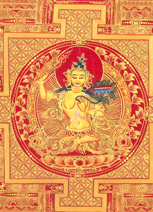 Manjushree Mandala |  Traditional Bodhisattva Thangka