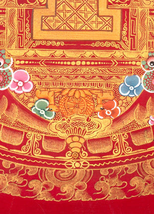 Manjushree Mandala |  Traditional Bodhisattva Thangka