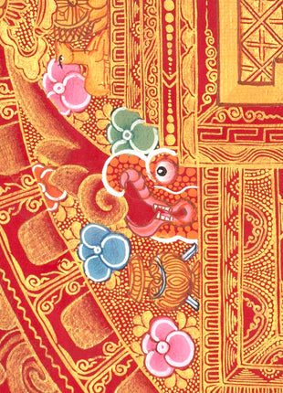 Manjushree Mandala |  Traditional Bodhisattva Thangka