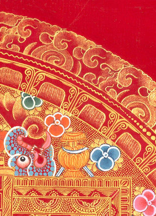 Avalokiteshvara Mandala Painting  |1000 armed Chenresig