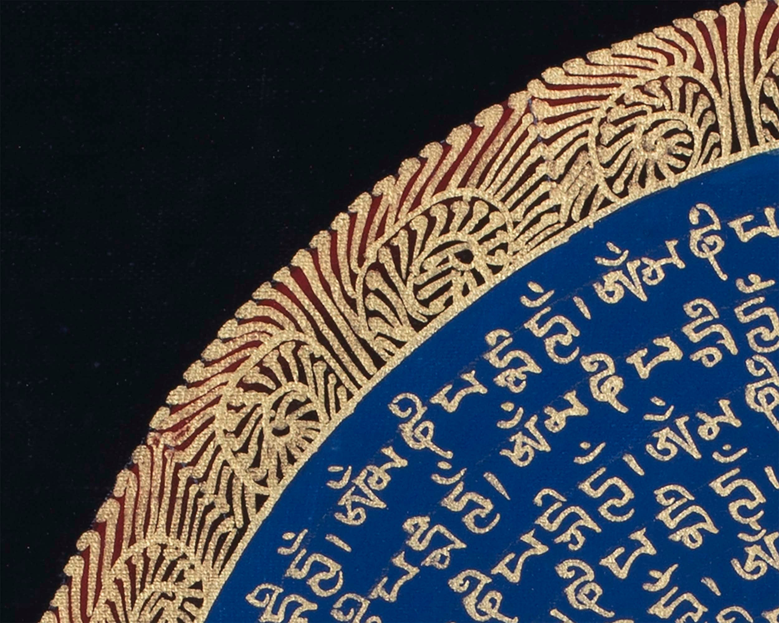 Tibetan Mantra Mandala  | Tibetan Art