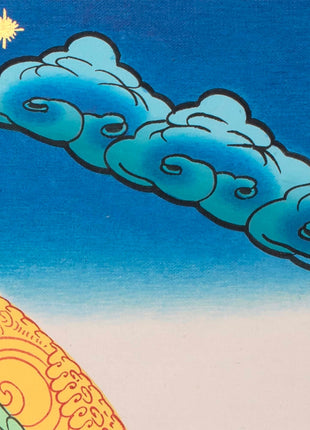 Avalokiteshvara Chenrezig Thangka | Bodhisattva Tibetan Art | Wall Hanging Decor