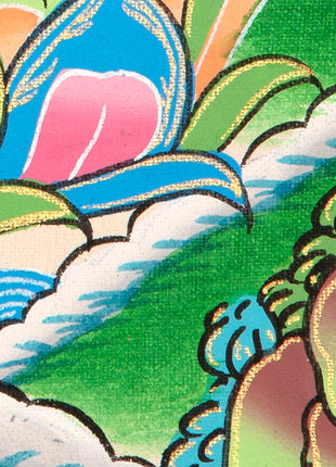 Chenrezig Thangka | Sacred Thangka Painting for Meditation and Good Luck