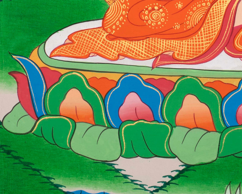 Je Tsongkhapa Thangka  | Chongapa Tibetan Buddhist Thangka