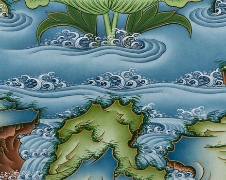 Four-Armed Avalokiteshvara Thangka | Wall Decoration