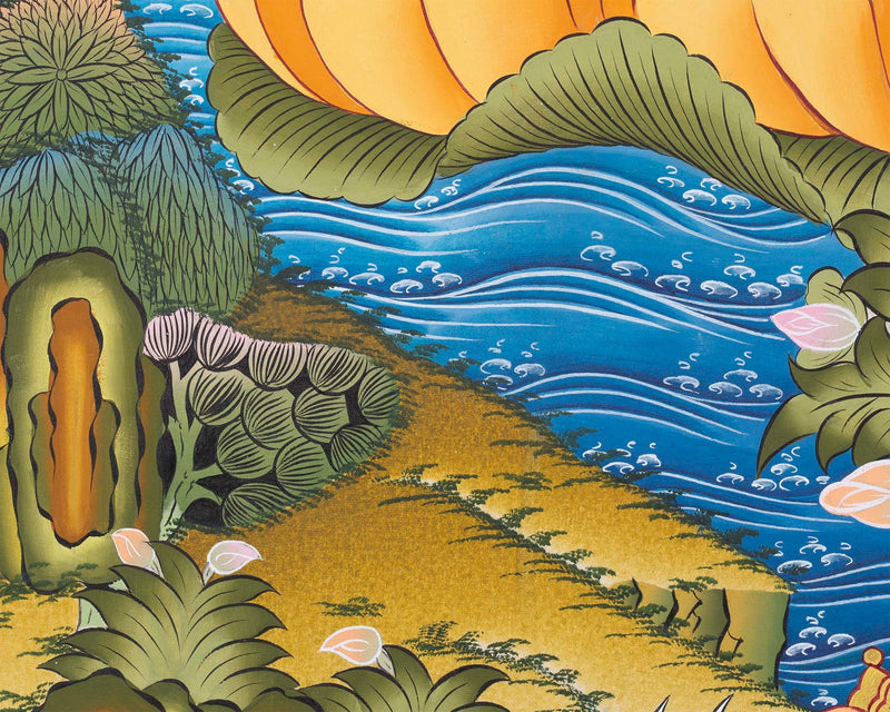Padmasambhava Guru Rinpoche | Original Hand Painted Art | Wall Decors