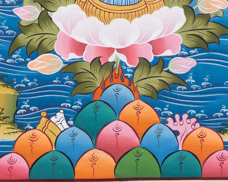 Padmasambhava Guru Rinpoche | Original Hand Painted Art | Wall Decors
