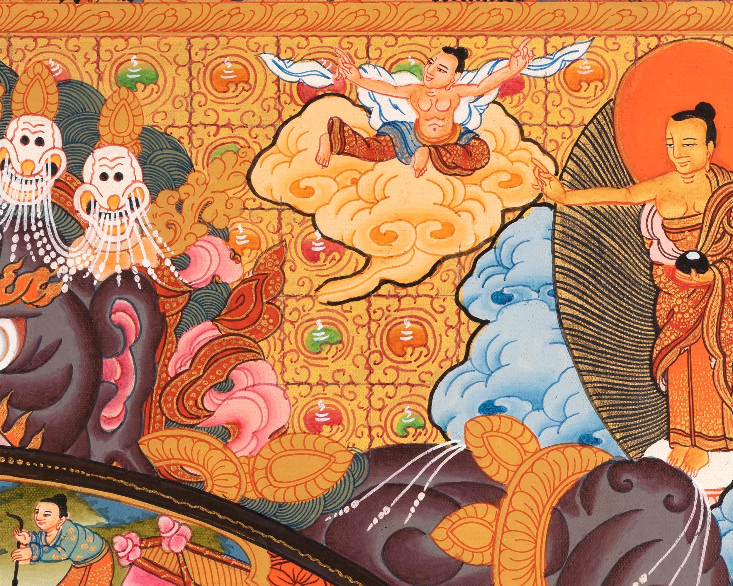 Thangka Wheel of Life | Wall hanging Decoration