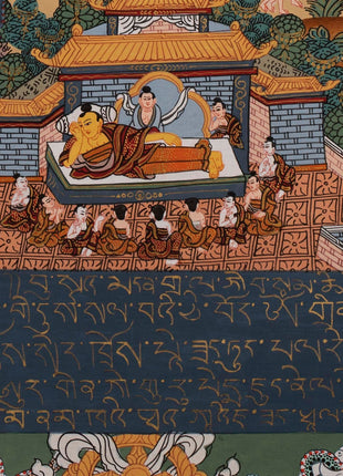 Masterpiece Art of Shakyamuni Gautama Buddha | Original Hand-Painted Tibetan Thangka