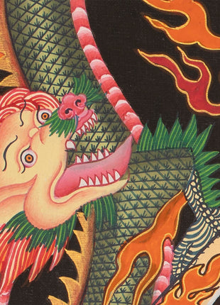 Newari Style Green Tara Thangka | Hand Painted Buddhist Art | Wall Decors
