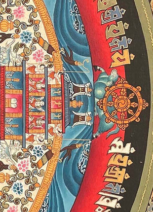 Kalachakra Mandala Thangka | Buddhist Home Decor