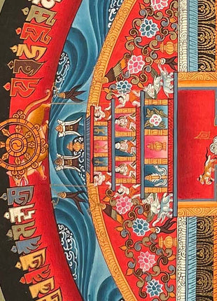Kalachakra Mandala Thangka | Buddhist Home Decor