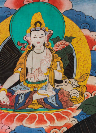 1000 Armed Avalokiteshvara | Old Antique Meditation Canvas Art