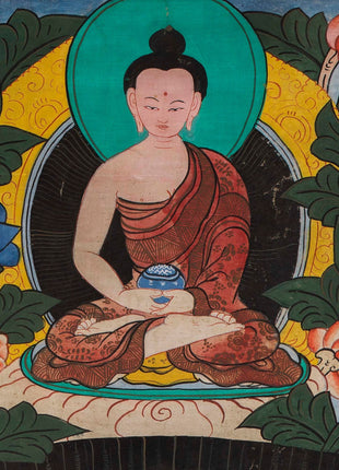 1000 Armed Avalokiteshvara | Old Antique Meditation Canvas Art