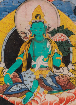 1000 Armed Avalokiteshvara | Old Antique Meditation Canvas Art