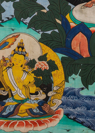 1000 Armed Avalokiteshvara | Old Antique Meditation Canvas Art
