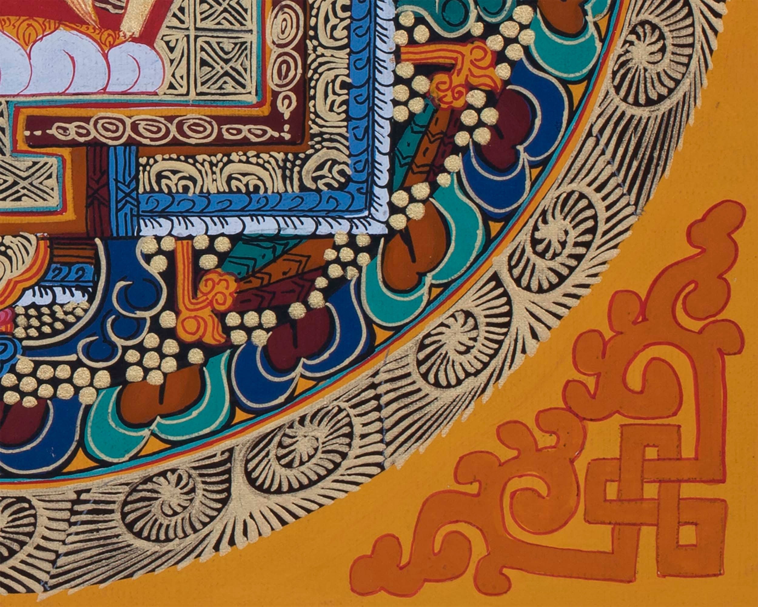 Fish Mandala Thangka | Wall Decoration Painting