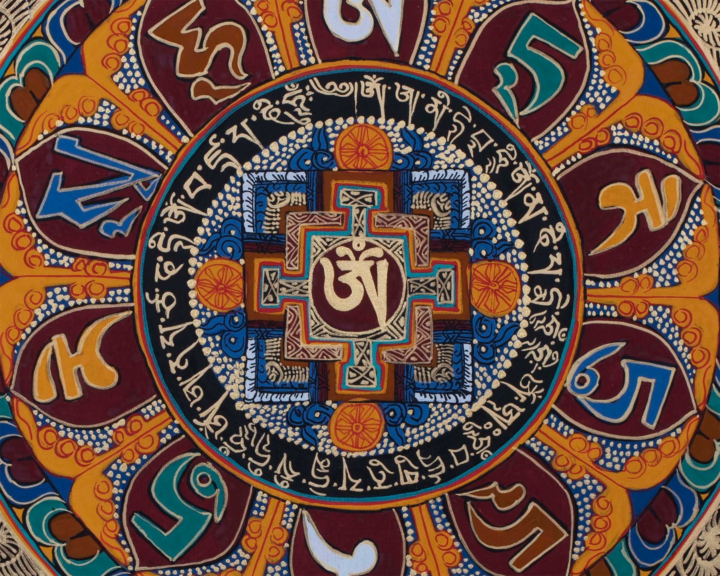 Buddhist Mandala Thangka | Wall hanging Decoration
