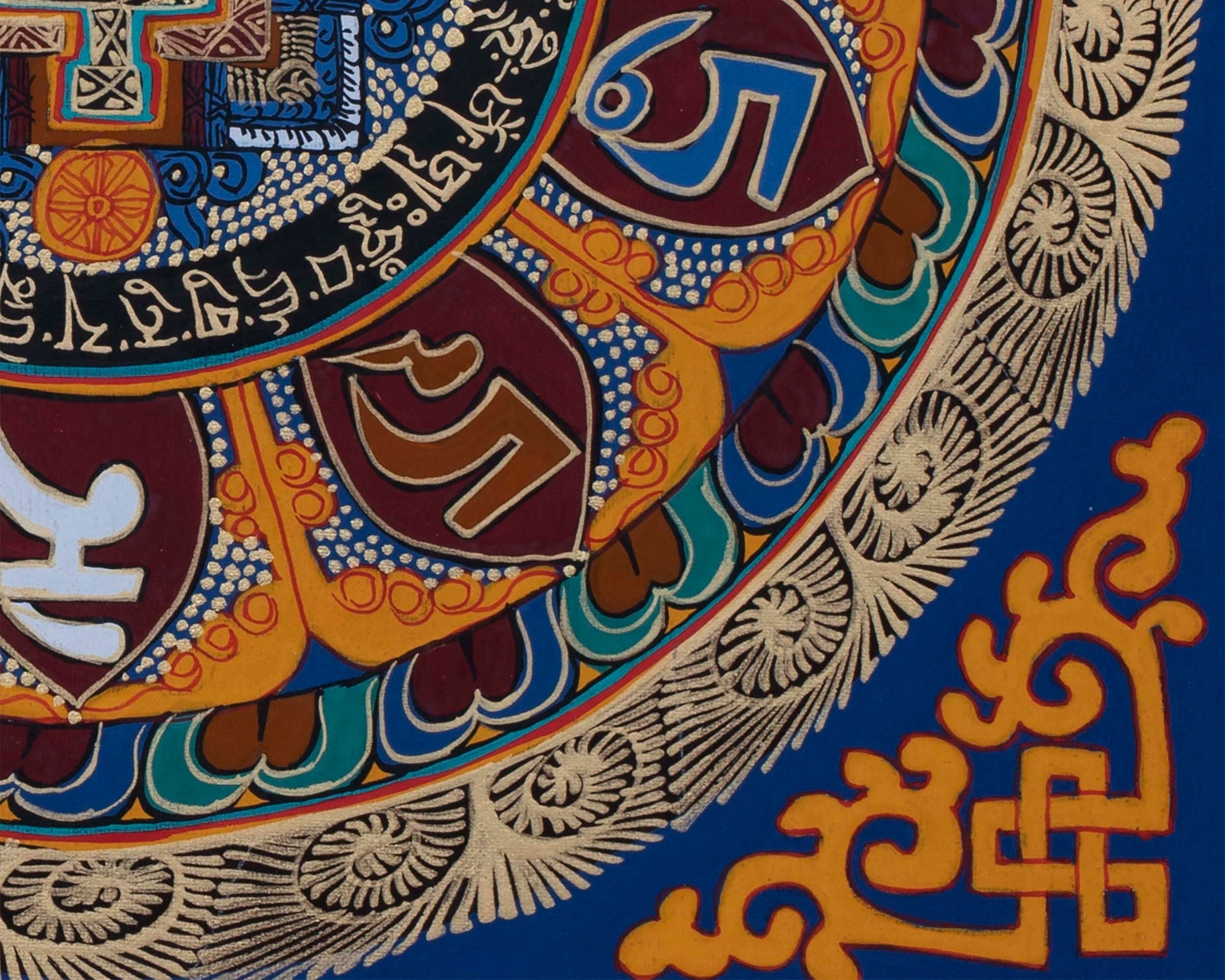 Buddhist Mandala Thangka | Wall hanging Decoration