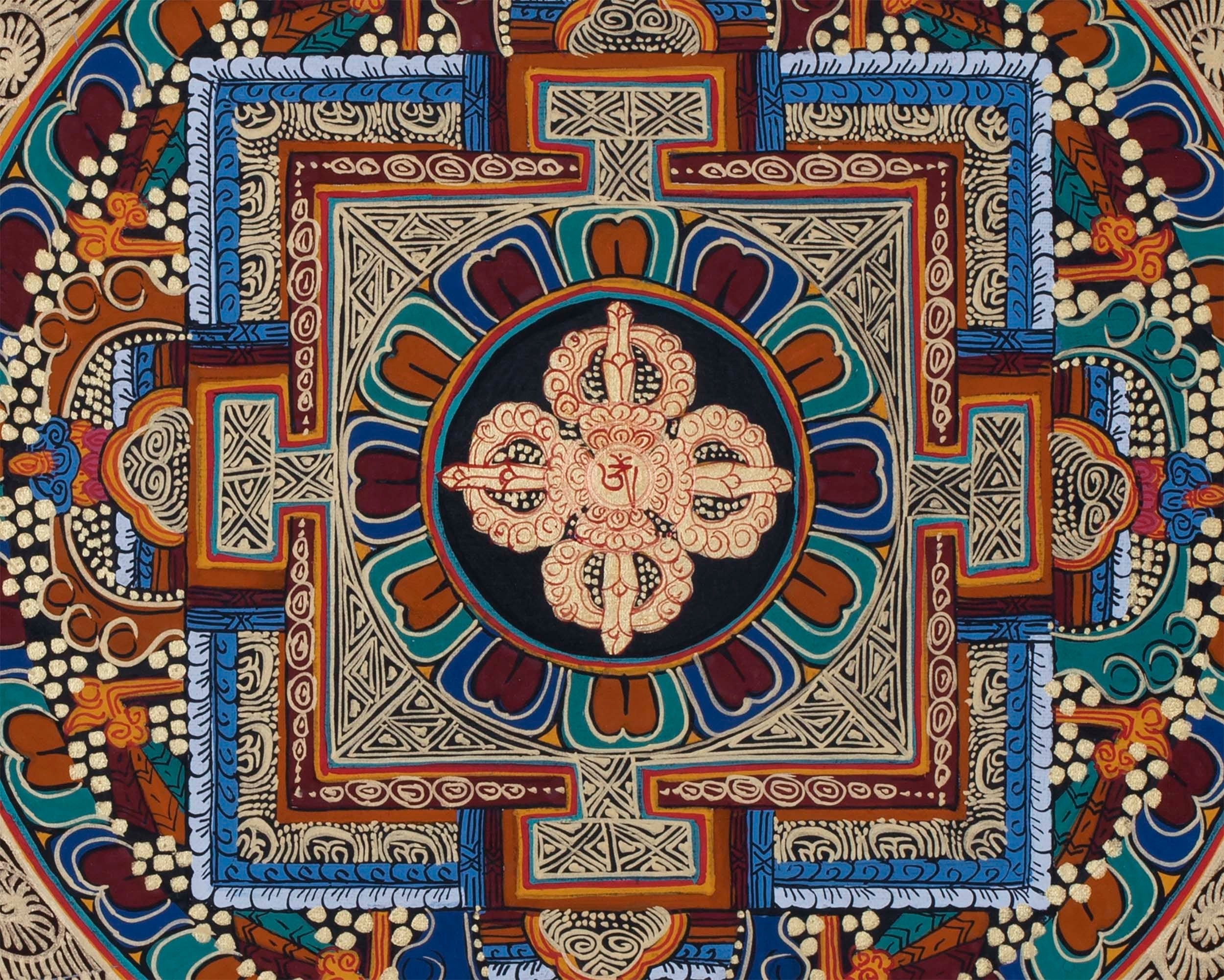 Vishava Vajra mandala| Tibetan Thangka Painting