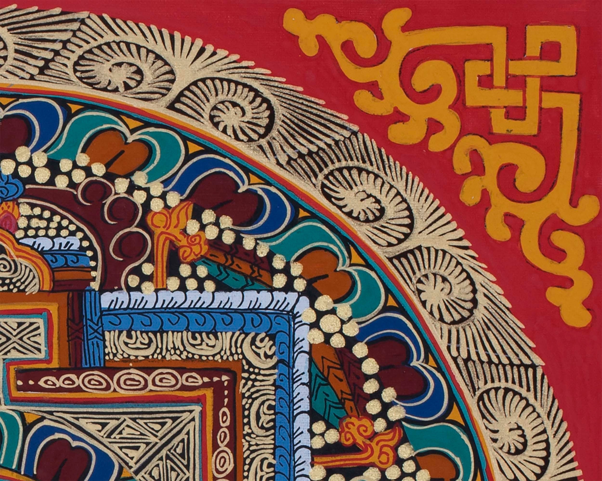 Vishava Vajra mandala| Tibetan Thangka Painting