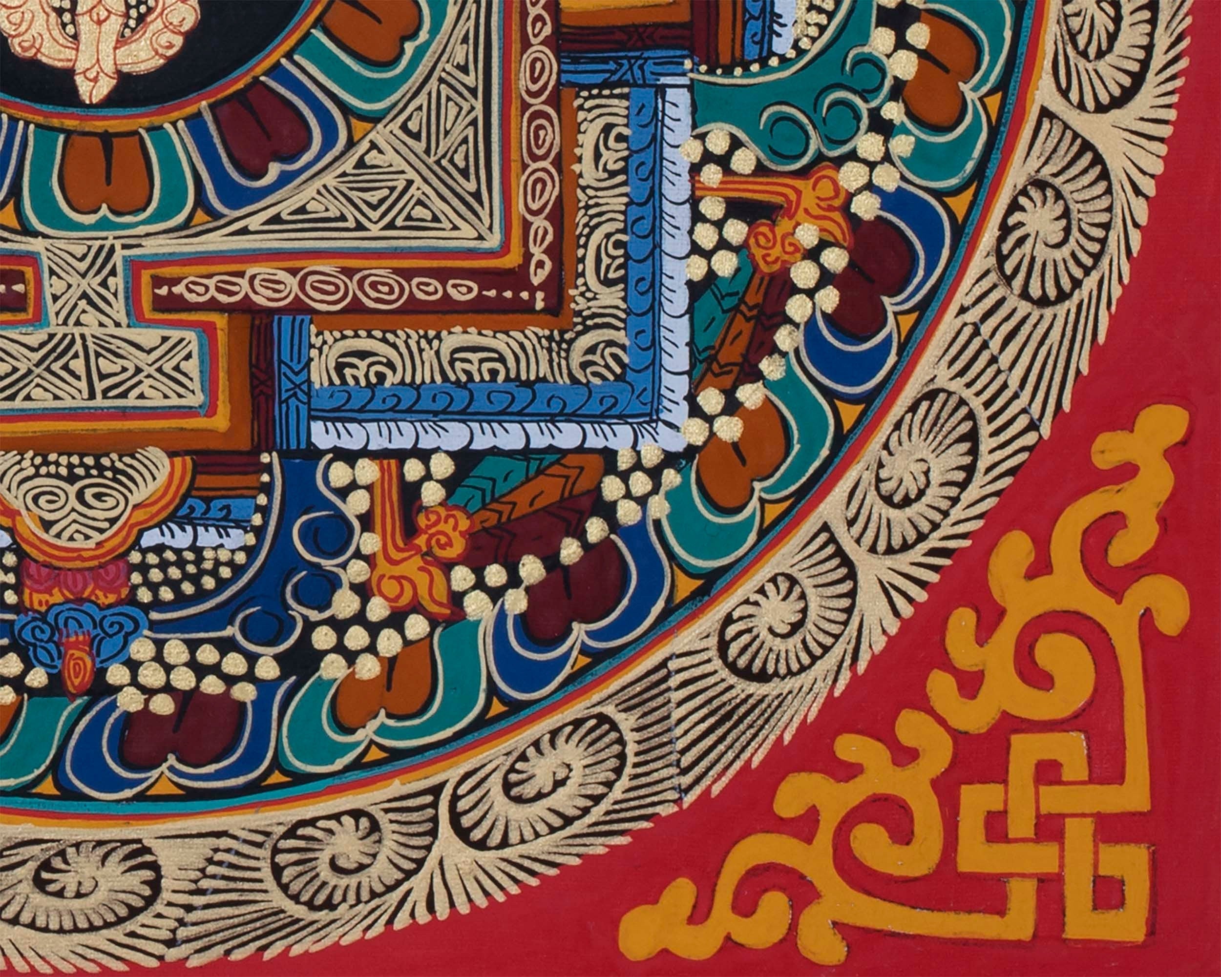 Vishava Vajra mandala| Tibetan Thangka Painting