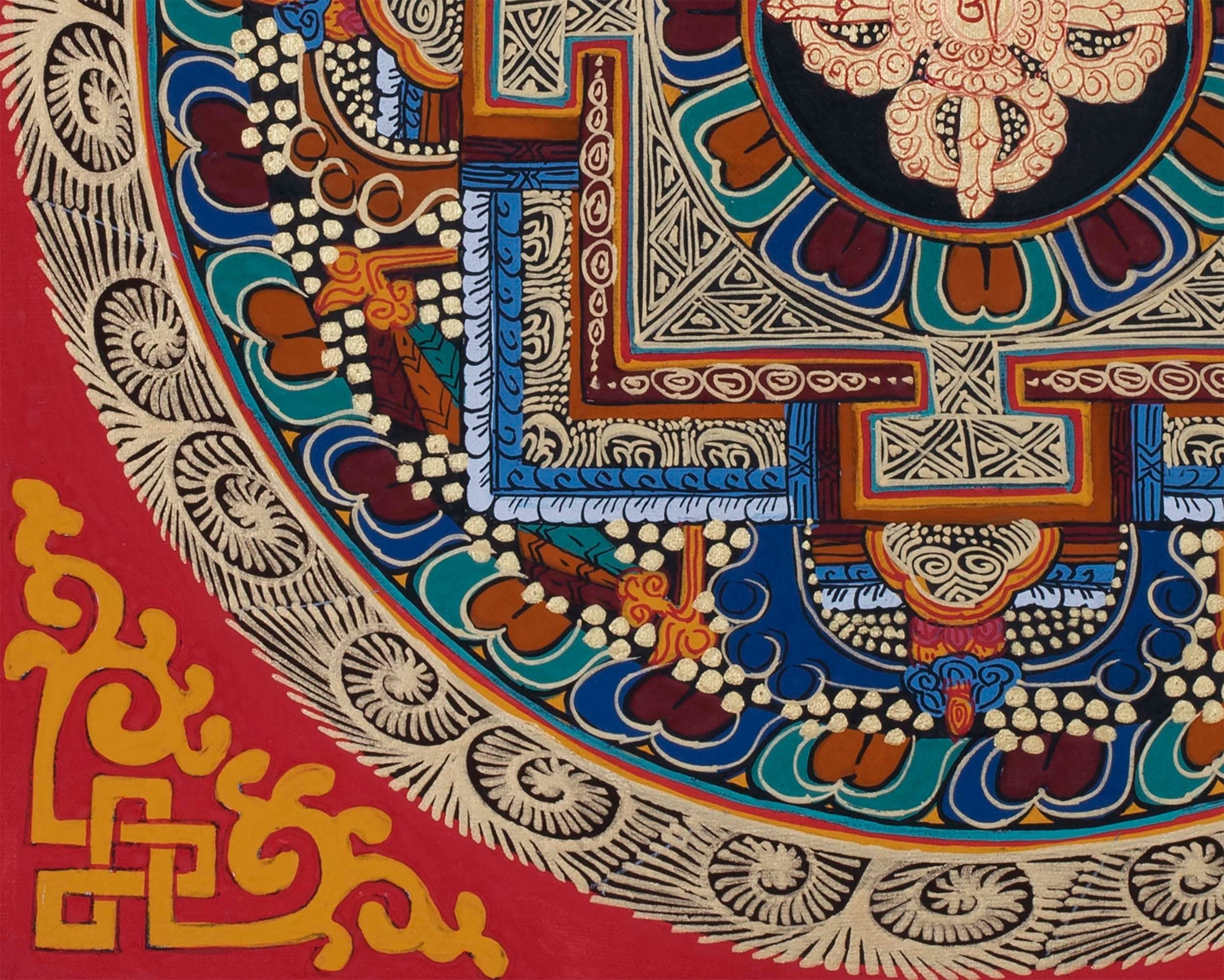 Vishava Vajra mandala| Tibetan Thangka Painting