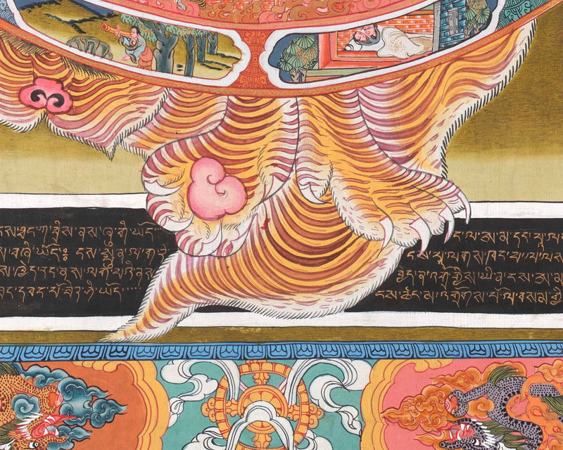 Buddhist Wheel Of Life | Bhavachakra Thangka | Buddhist Art