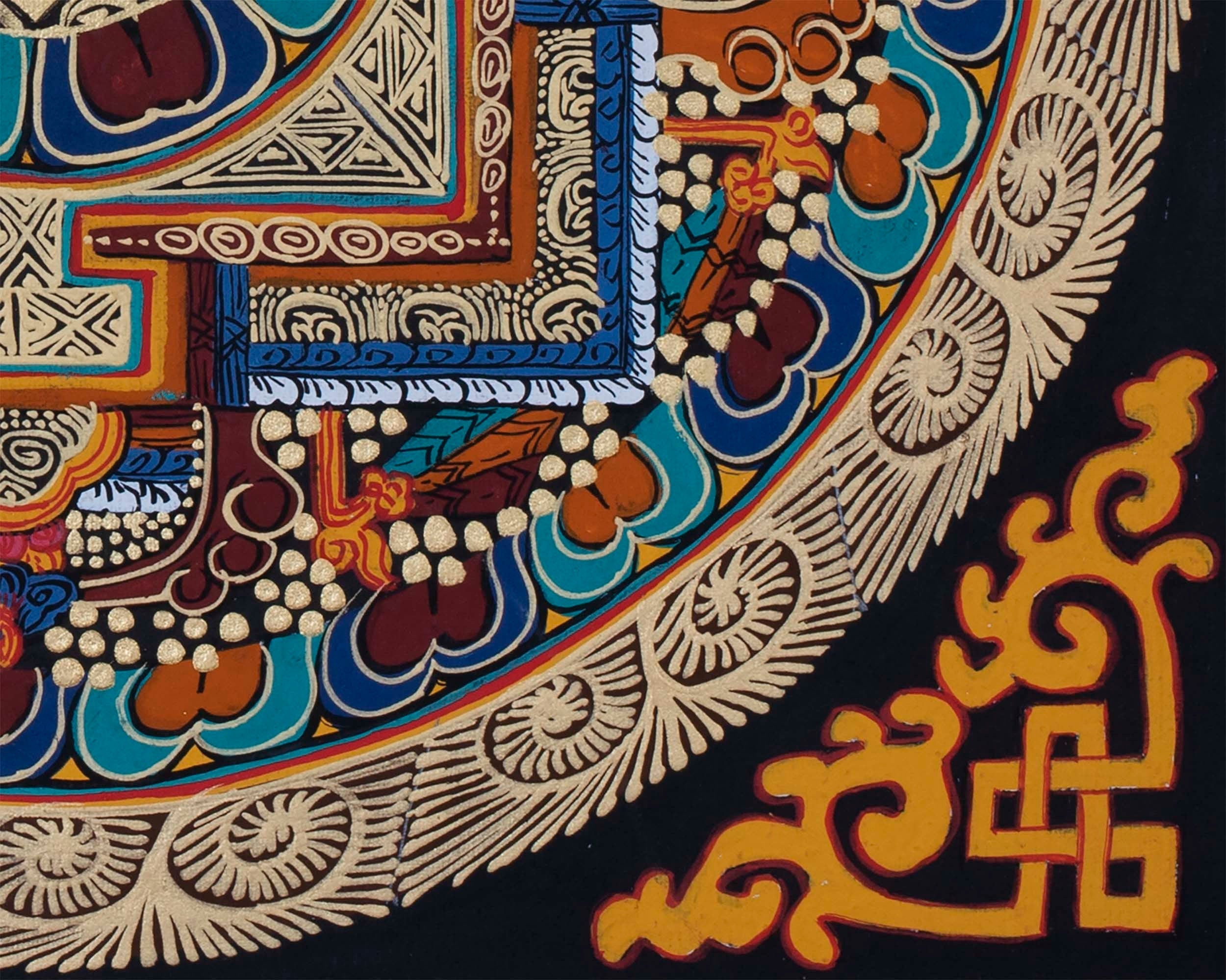 Endless Knot Mandala | Tibetan Thangka Art
