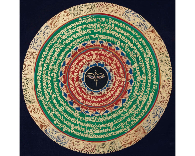 Eye Mandala Thangka | Mantra Mandala
