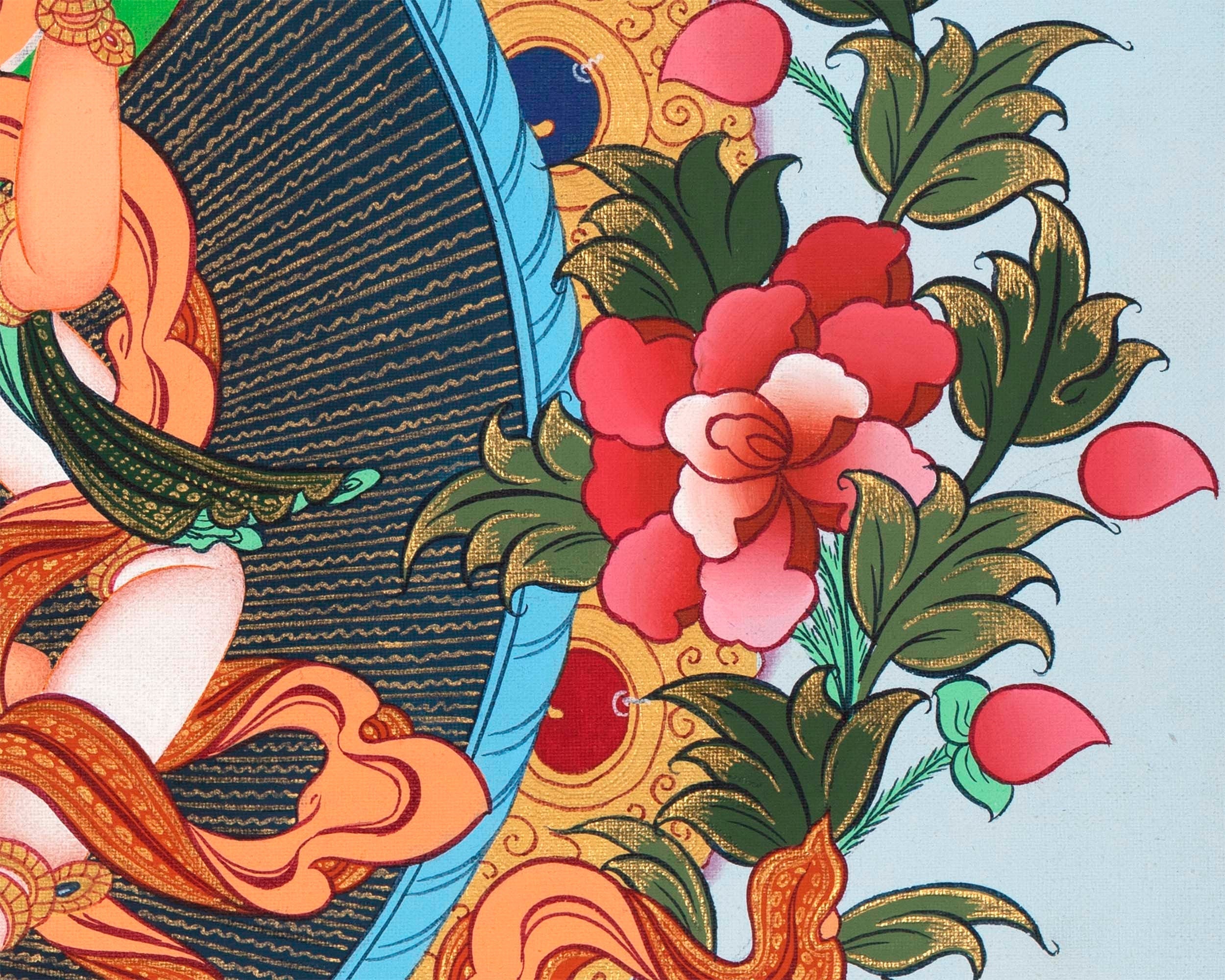 Vajrasattva Shakti  |  High Quality Art on Cotton Canvas