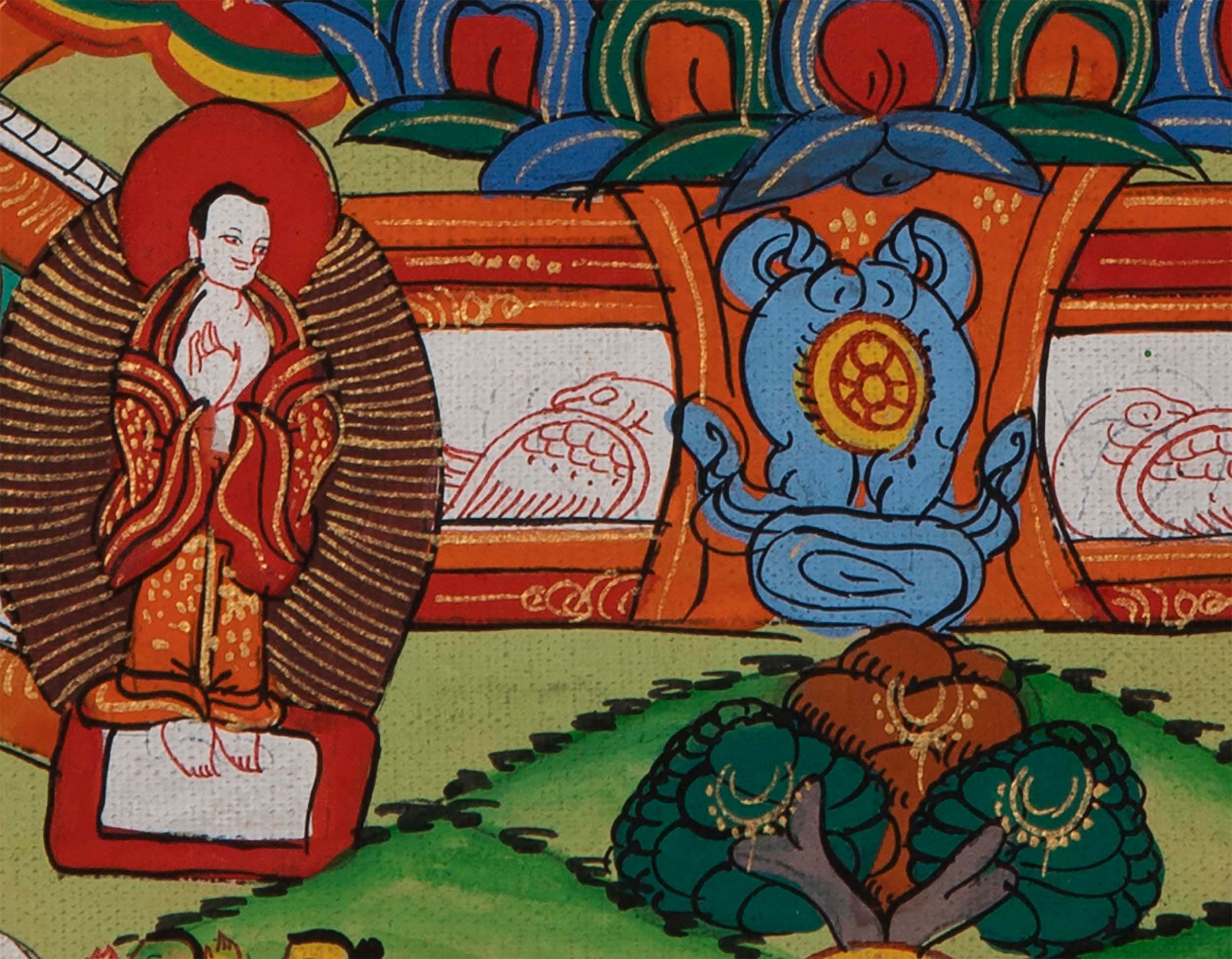 Life Story of The Tathagata | Shakyamuni Buddha Thangka