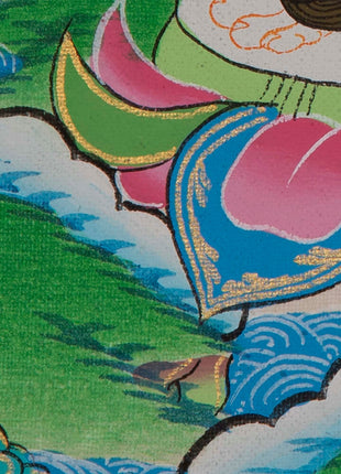 Namtoshe Jambhala Thangka | Best Quality Zambhala Tibetan Painting