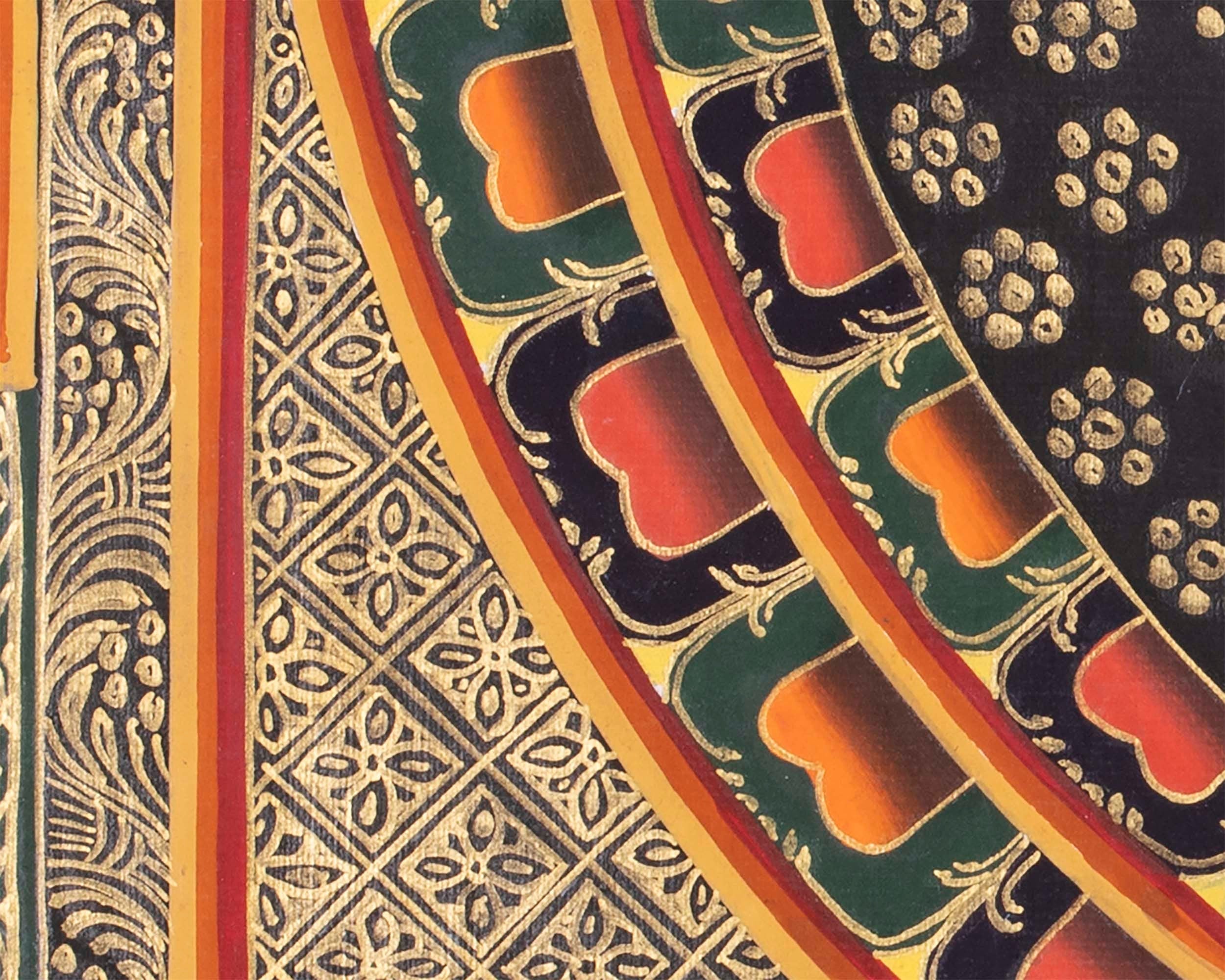 Shri Yantra Mandala Thangka | Art Painting for Meditation and Good Luck