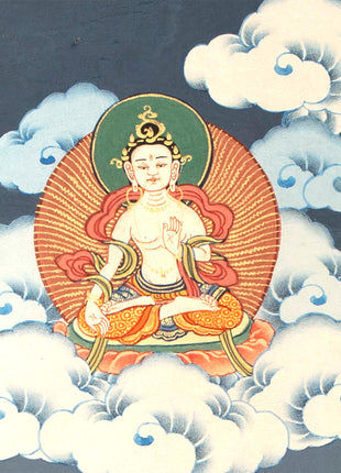 Tibetan Wheel Of Life Bhavachakra | Traditional Hand Painted Thangka