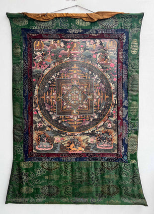 Heruka Mahakala Mandala | Old Tibetan Thangka